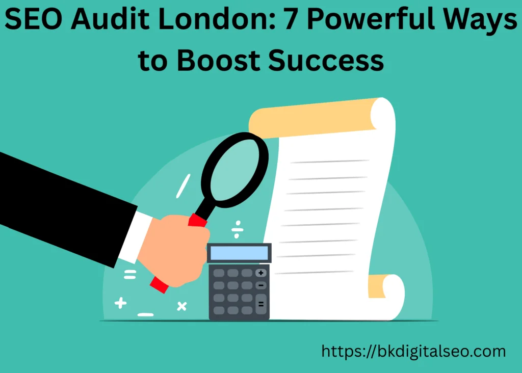 Professional SEO Audit London service boosting website performance
