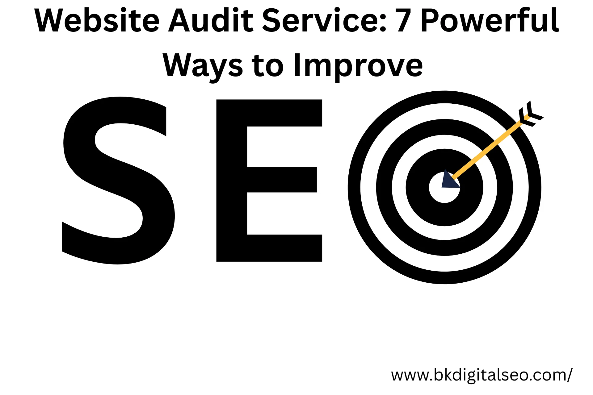 Website audit service dashboard showing SEO performance metrics